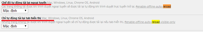 Vô hiệu hóa tính năng reload tab của Chrome