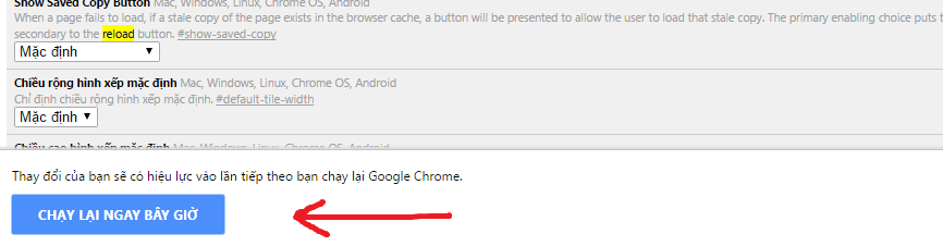 Vô hiệu hóa tính năng reload tab của Chrome