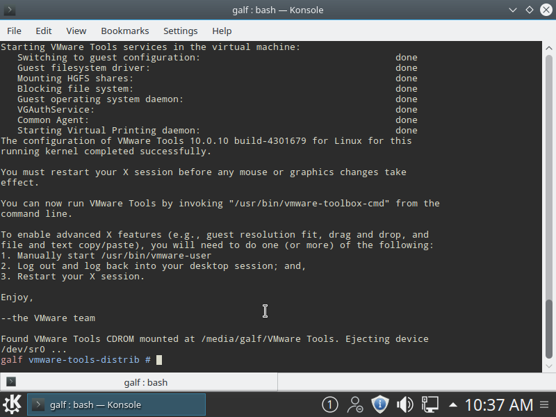 Cài đặt VMware Tools cho máy ảo Linux - 8