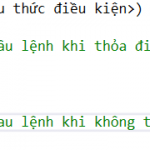 Cấu trúc IF-ELSE