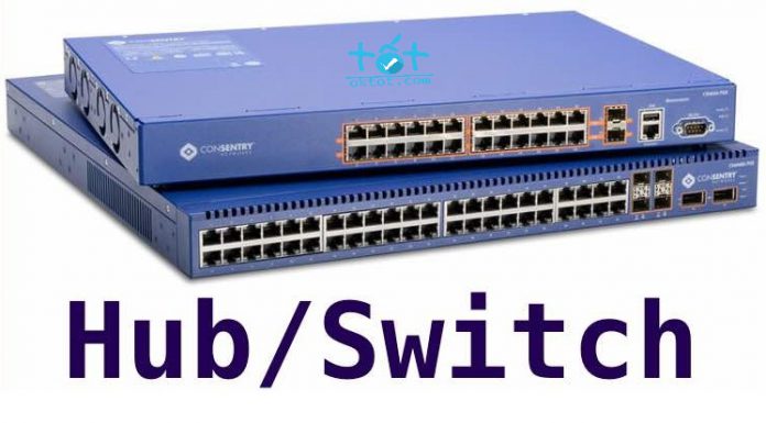 Cách phân biệt Hub và Switch