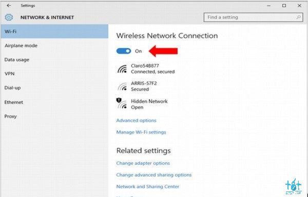 Hướng dẫn cách quản lý kết nối mạng Internet trên Window 10