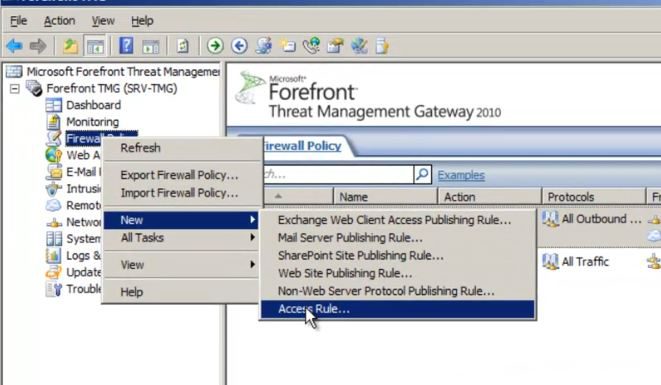 Các thành phần của Access Rule, hướng dẫn tạo Access rule