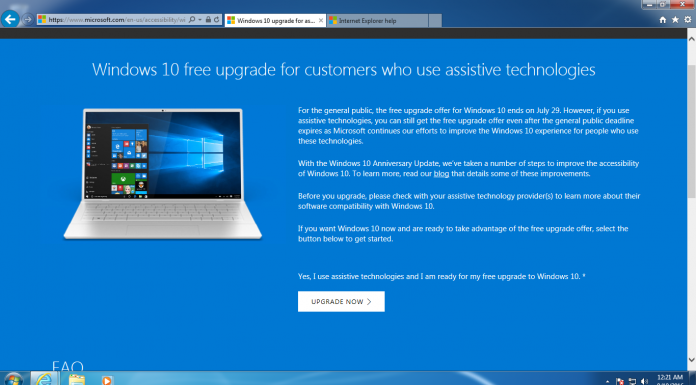 Nâng cấp Windows 10 miễn phí