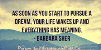 Hãy vẽ lên giấc mơ của mình và có kế hoạch theo đuổi giấc mơ đó