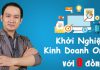 KHỞI NGHIỆP KINH DOANH ONLINE VỚI SỐ VỐN 0 ĐỒNG