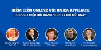 KIẾM TIỀN ONLINE VỚI UNICA AFFILIATE 2017