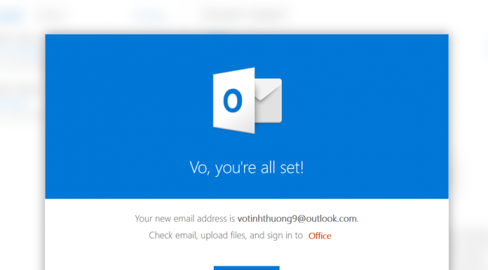Hướng dẫn tạo email Outlook của Microsoft