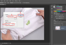 Làm sạch các vết bẩn trên ảnh
