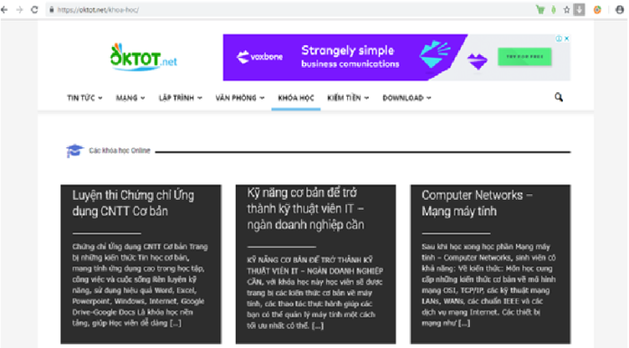 Hướng dẫn học online trên sinhvientot.net