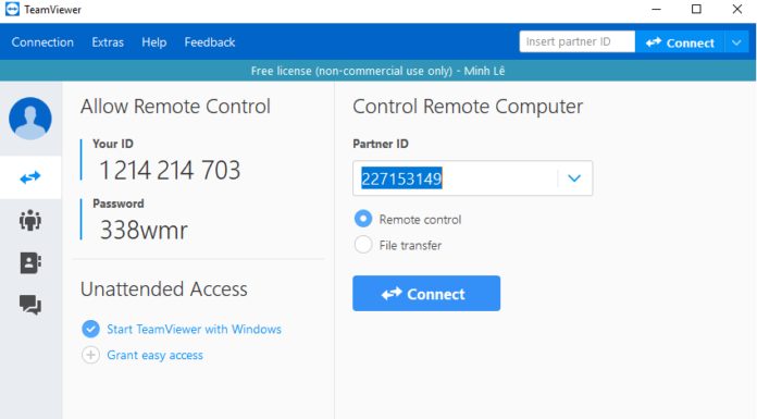 TeamViewer 14 Reset ID không hết hạn