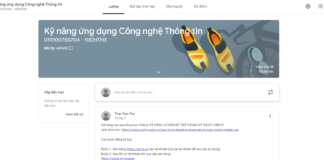 Hướng dẫn sử dụng Google Classroom cho sinh viên