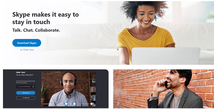 Học trực tuyến với Skype không cần đăng ký, không cần cài đặt